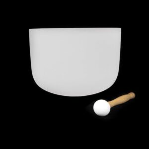 White Cristal Singing Bowl