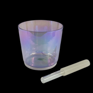 Alchemy Pastel colour cosmic light indigo 5" crystal singing bowl-note C 440 HZ