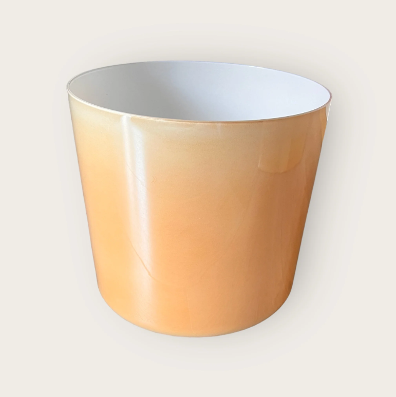 Golden Citrine Alchemy Crystal Singing Bowl for Solar Plexus Chakra sound healing and meditation.