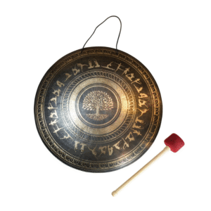 Large Tibetan Tibetan Tree of Life Gong - 57 cm