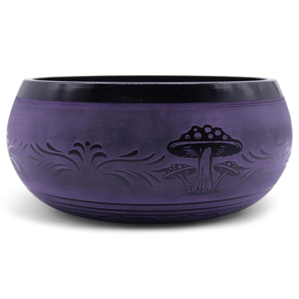 Extra Loud - Mushroom Singing Bowl - Purple Haze (23x10.5cm, 1.3kg)